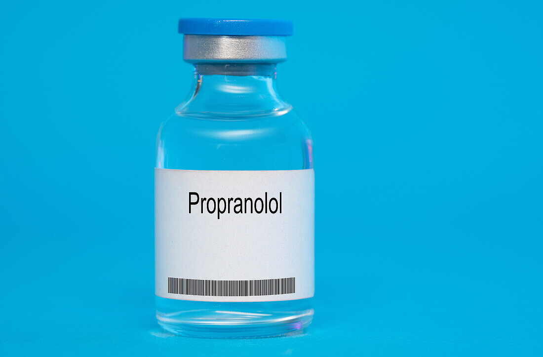 Vial of propranolol