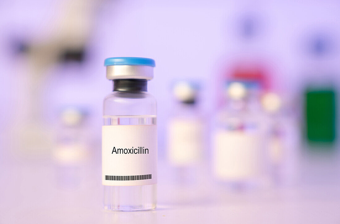 Vial of amoxicillin