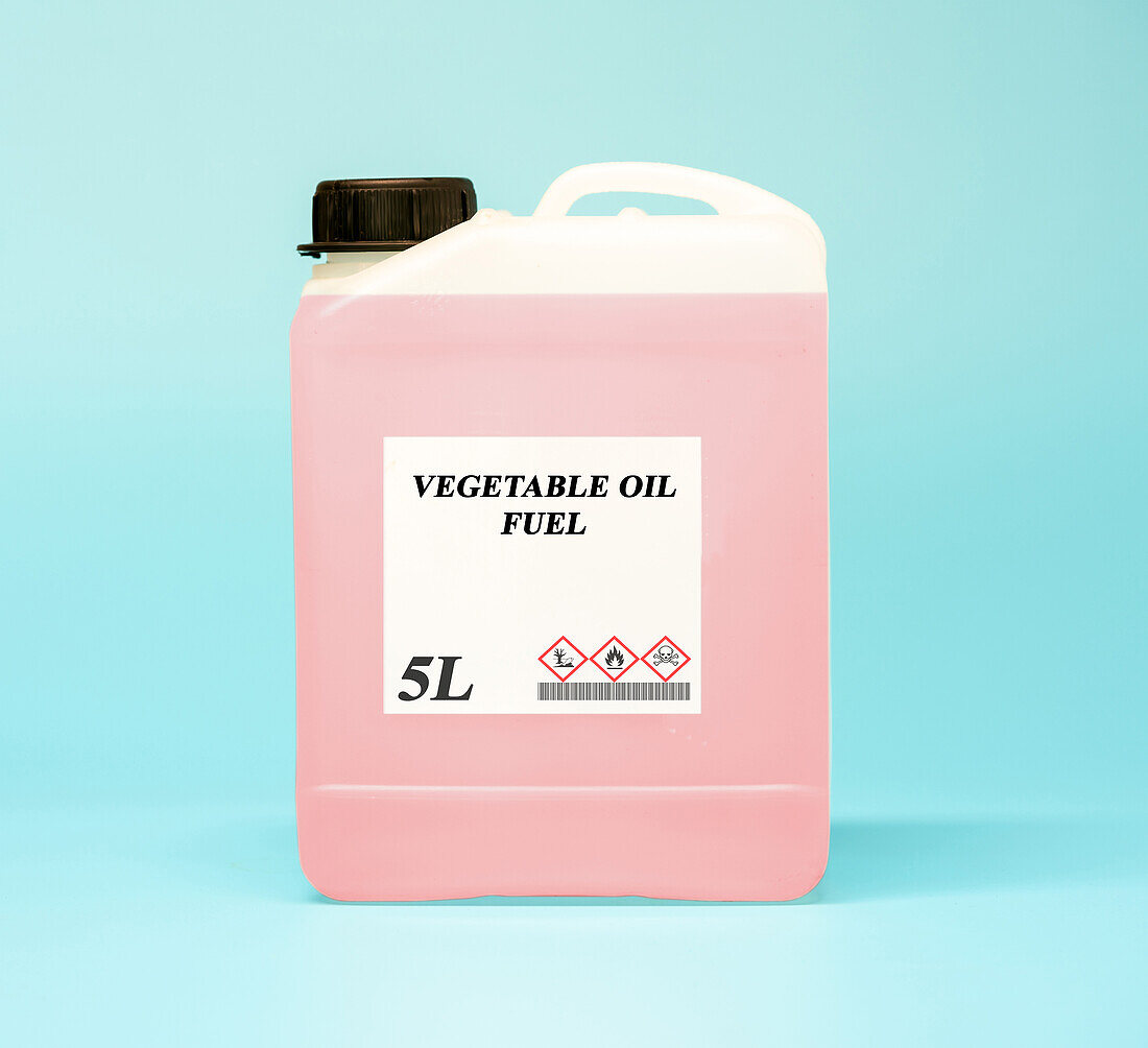 Canister of vegetable oil