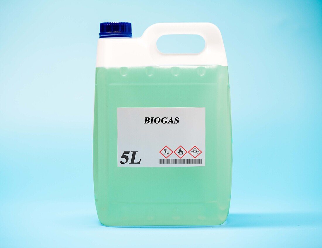 Canister of biogas