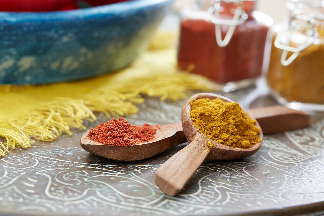 Spices with vegetable peel