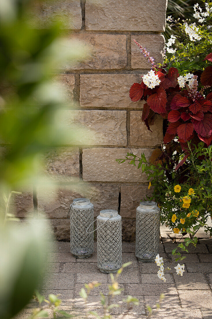 Lanterns in the garden