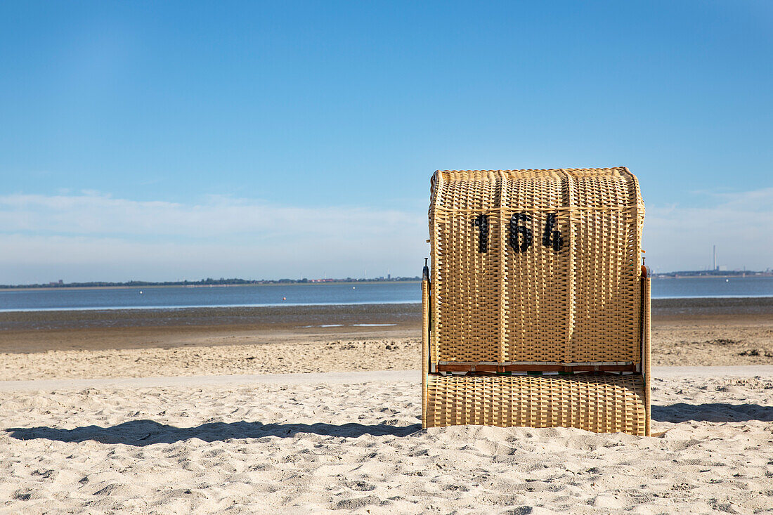 Strandkorb von hinten