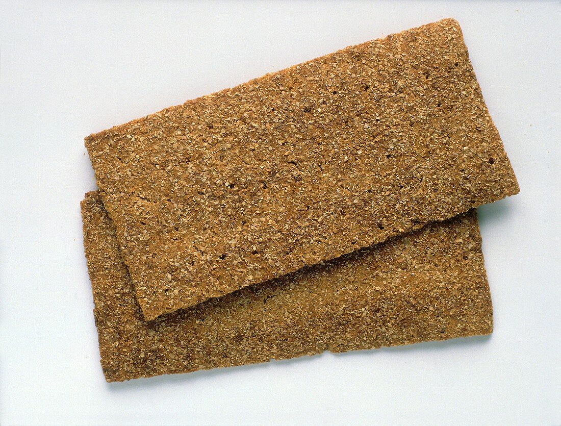 Two slices of Finn Crisp (crisp bread)