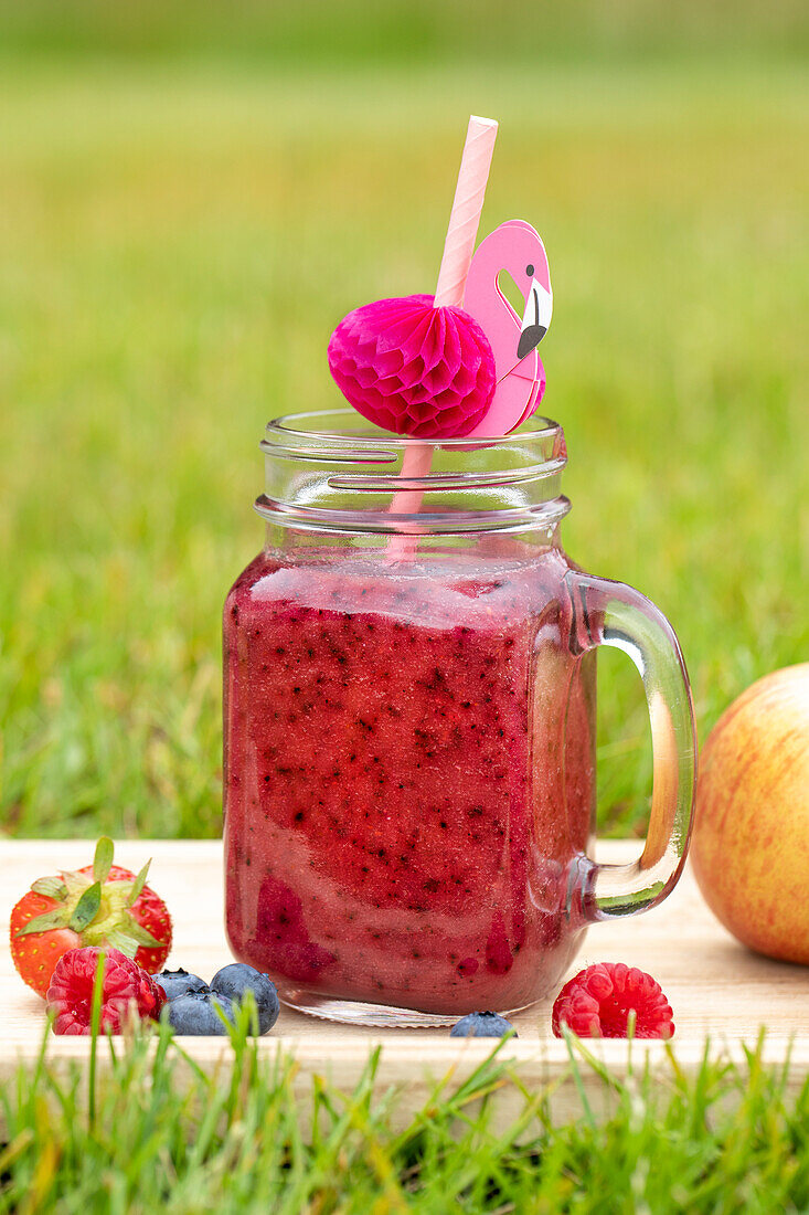 Roter Smoothie