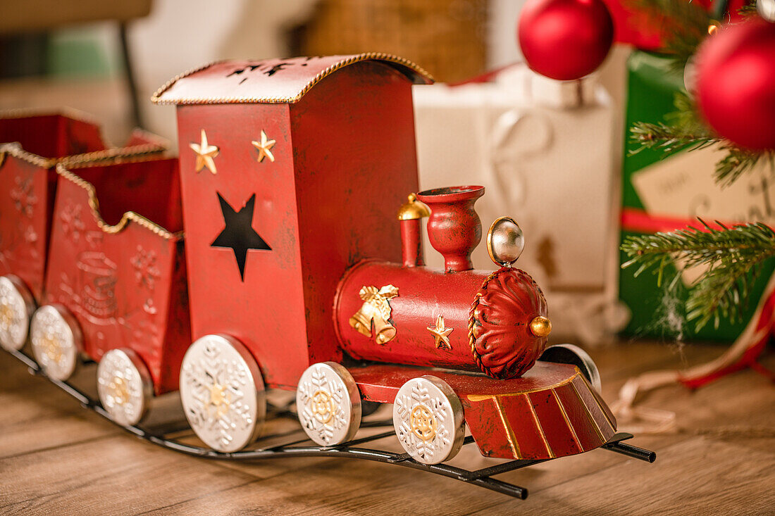 Christmas toy train