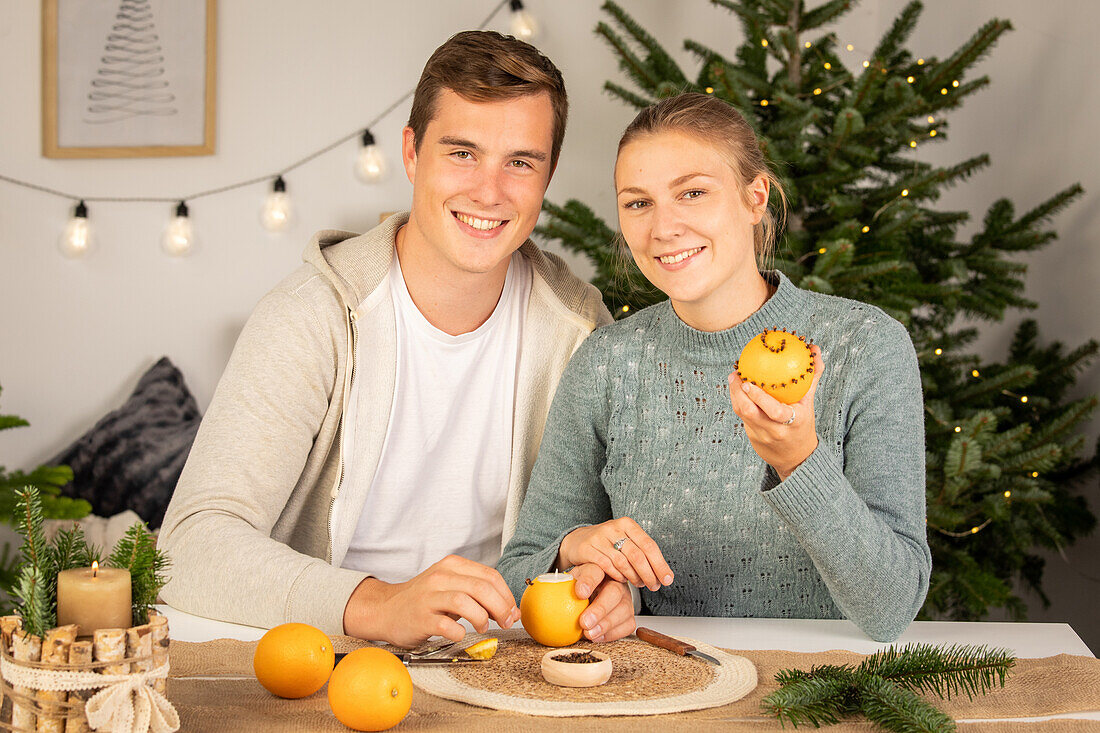 Decorations to make with oranges