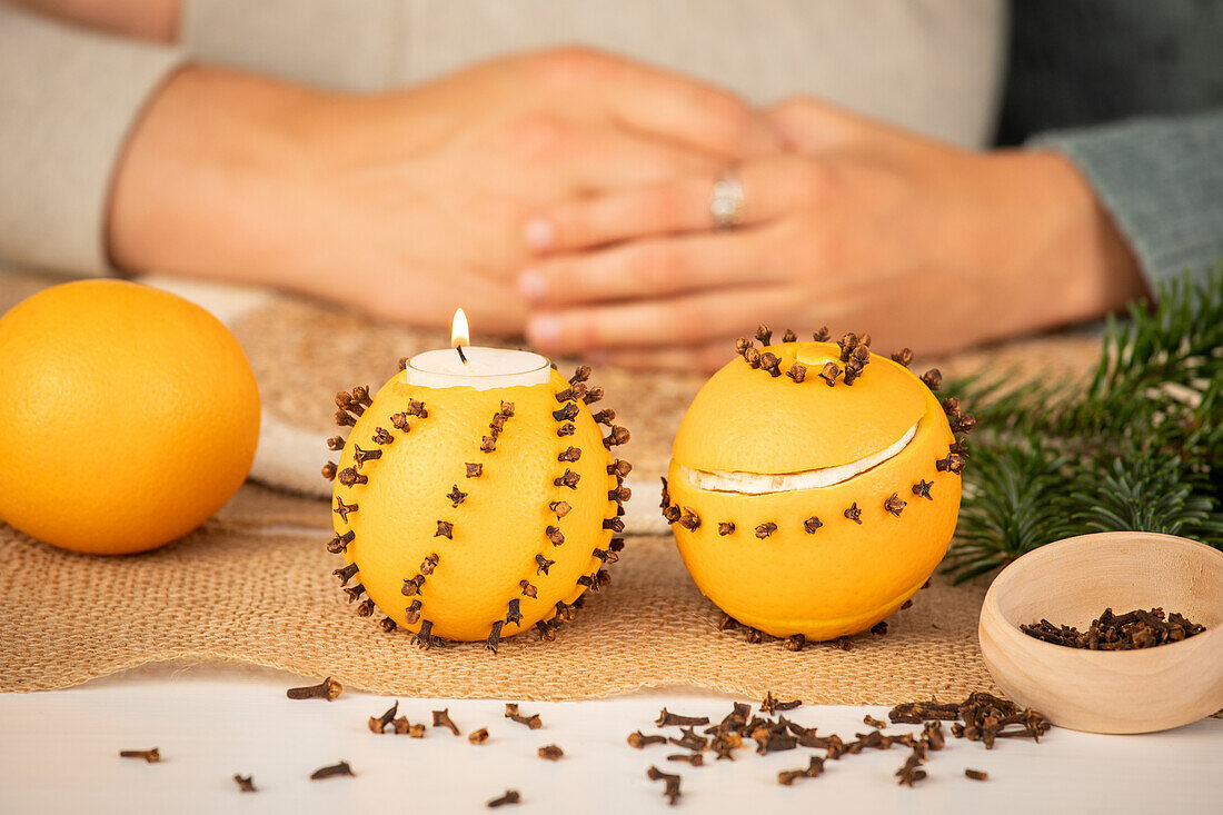Decorations to make with oranges