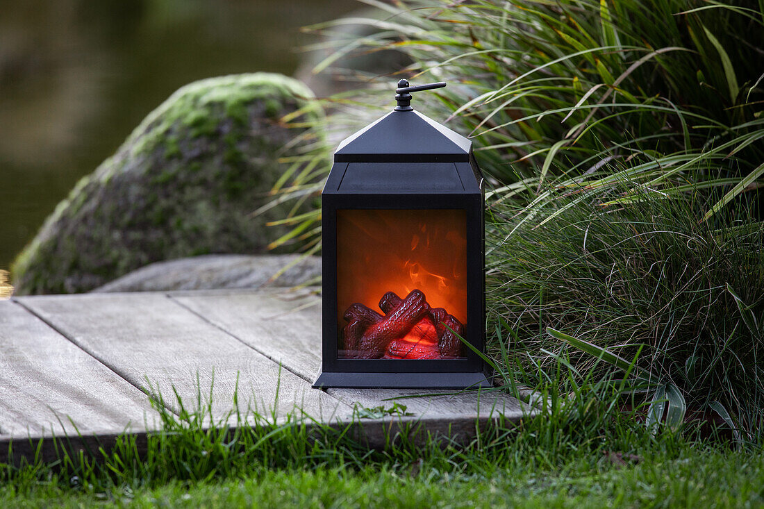 Lights in the garden - lantern