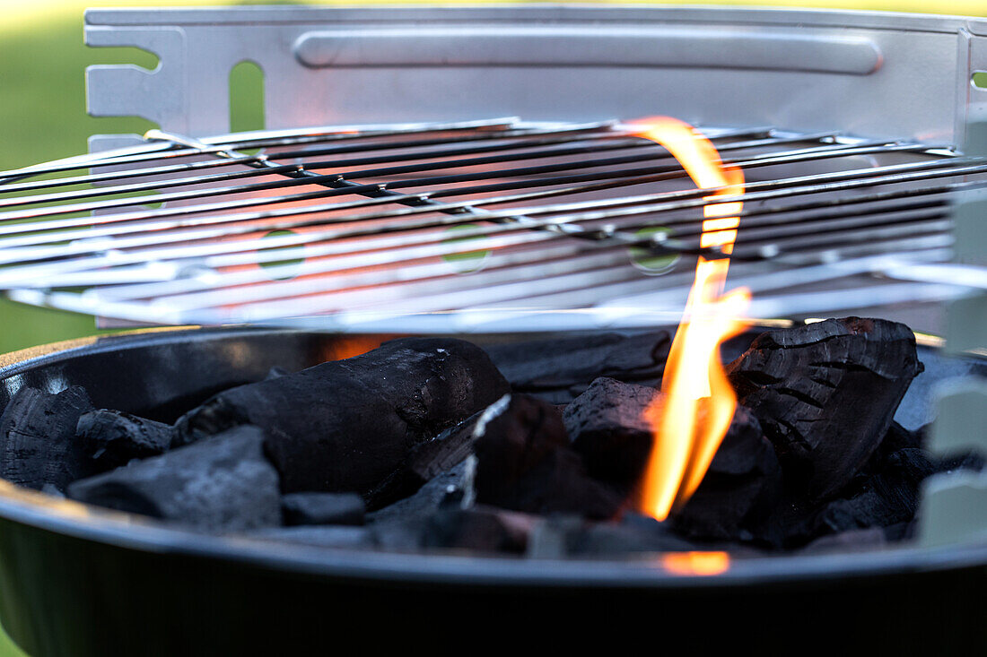 Grilling - Grill with flame