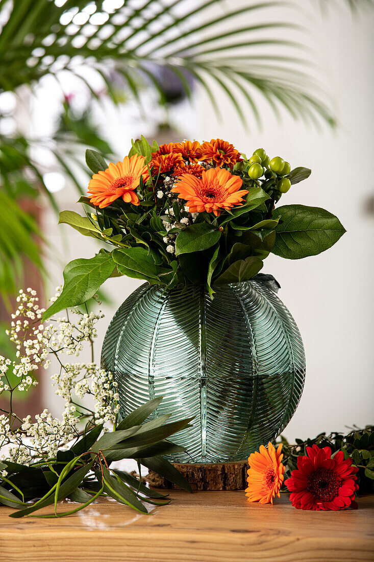 Bouquet of cut flowers