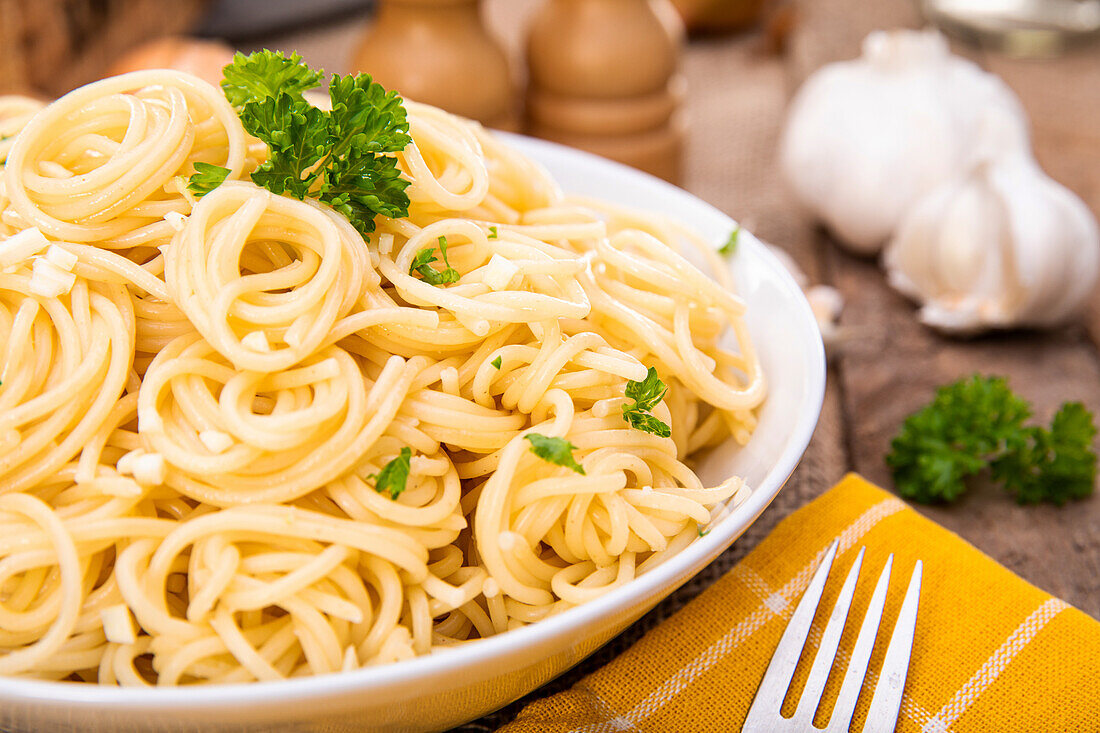 Spaghetti aioli