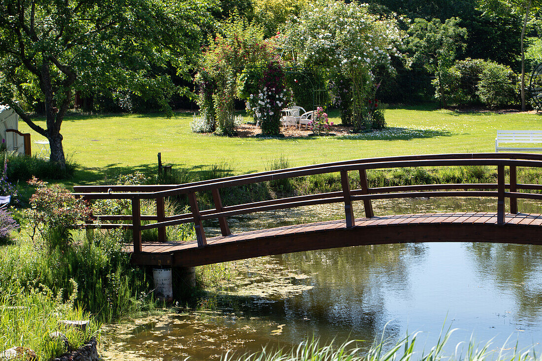 Garten mit Teich 