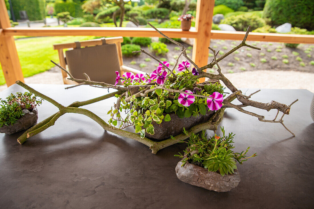 patio decoration - table arrangement