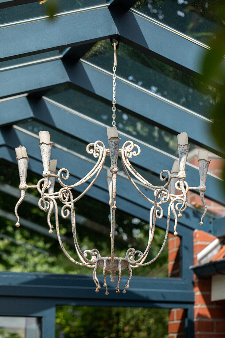 Garden decoration - chandelier