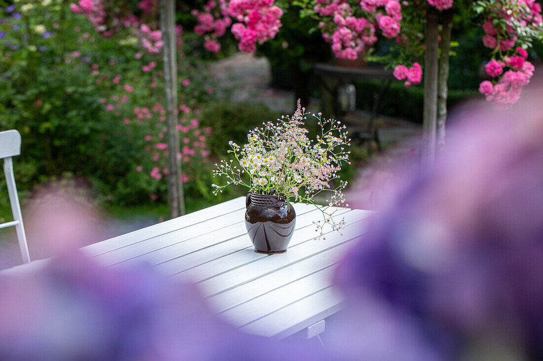 Garden decoration - bouquet of flowers