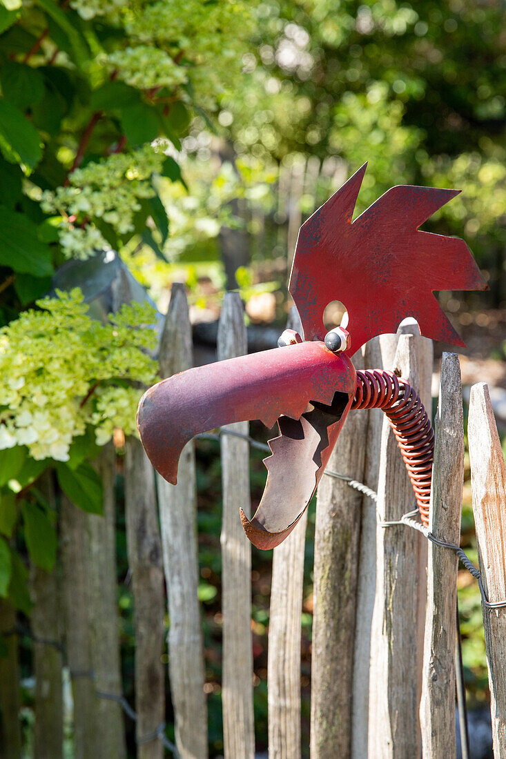 Decorative figure in the garden