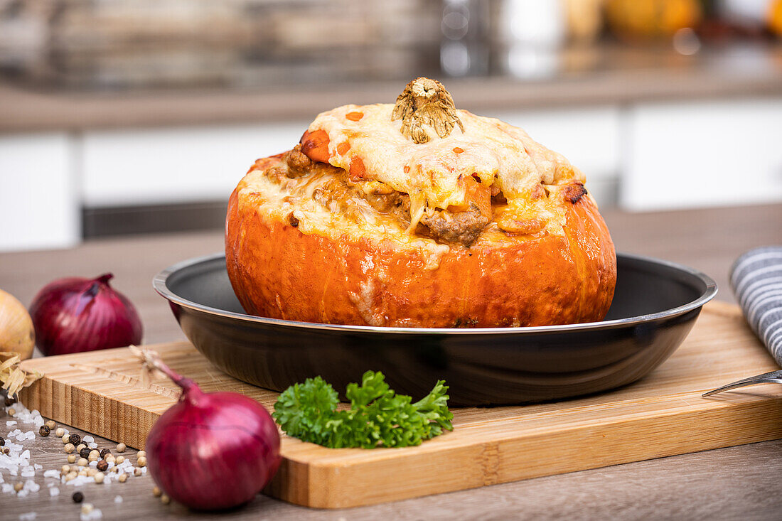 Stuffed pumpkin