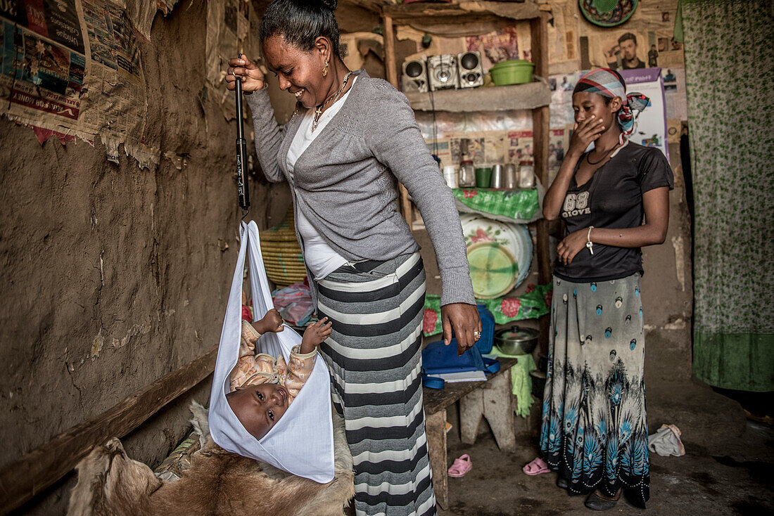 Ethiopian health worker