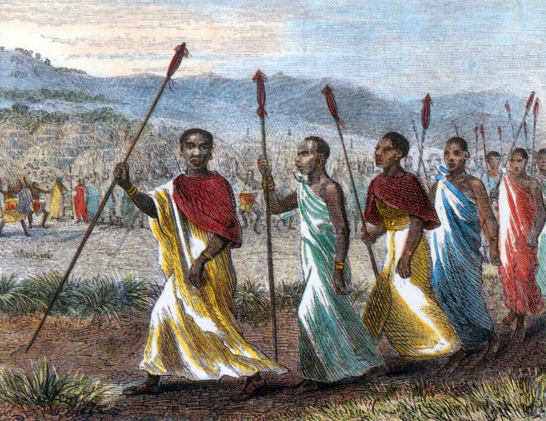 Chwa II Kabalega, King of Bunyoro, illustration