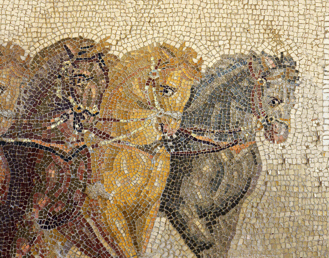 Chariot horses mozaic
