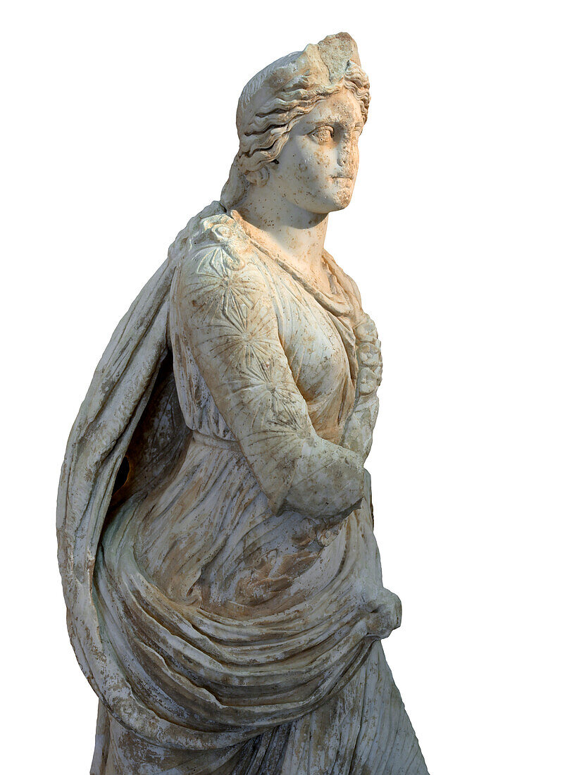 Marble statue of Isis Pelagia.