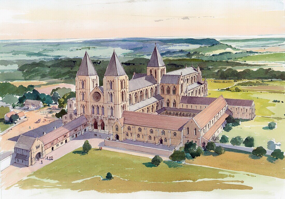 Guisborough Priory, Redcar and Cleveland, illustration