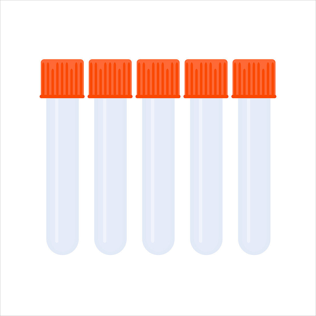 Test tubes, conceptual illustration