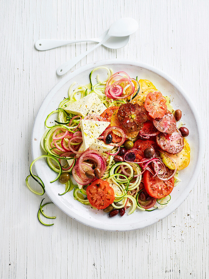 Griechischer Zucchini-Salat