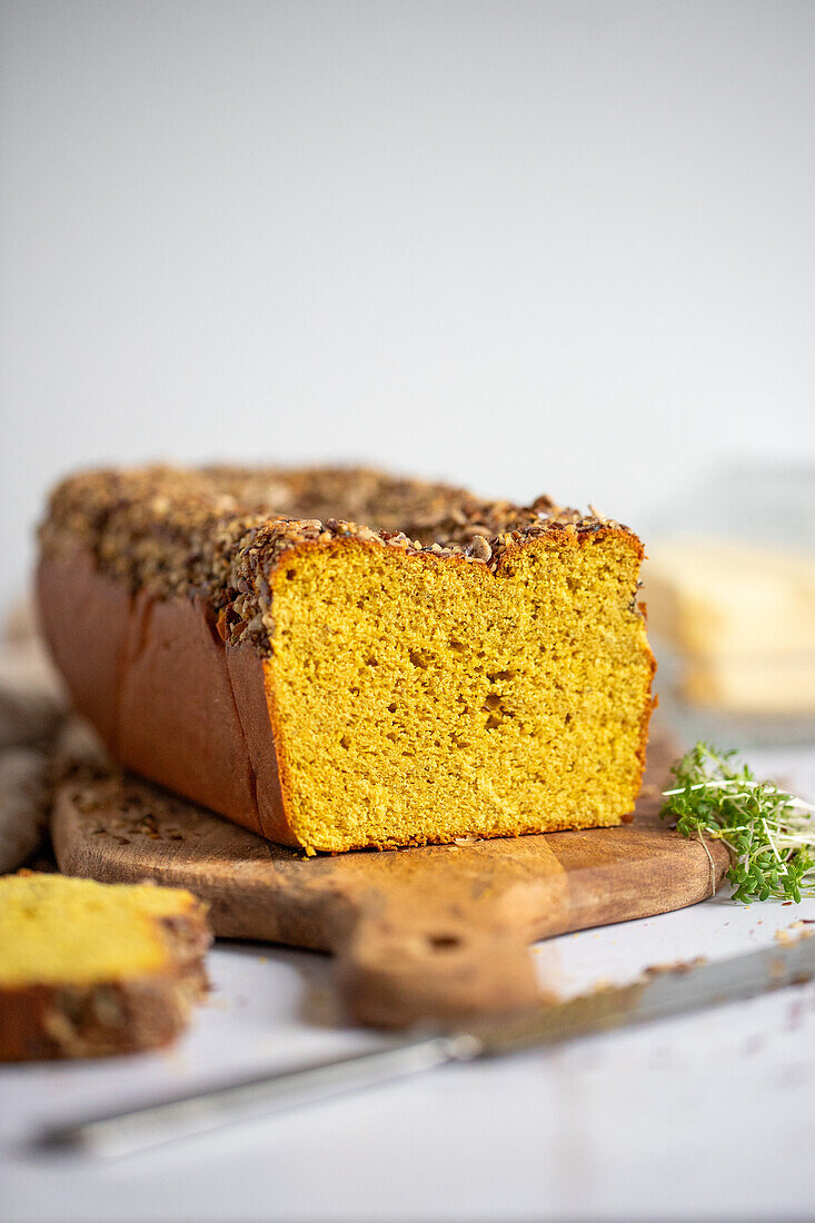 Low carb lentil bread