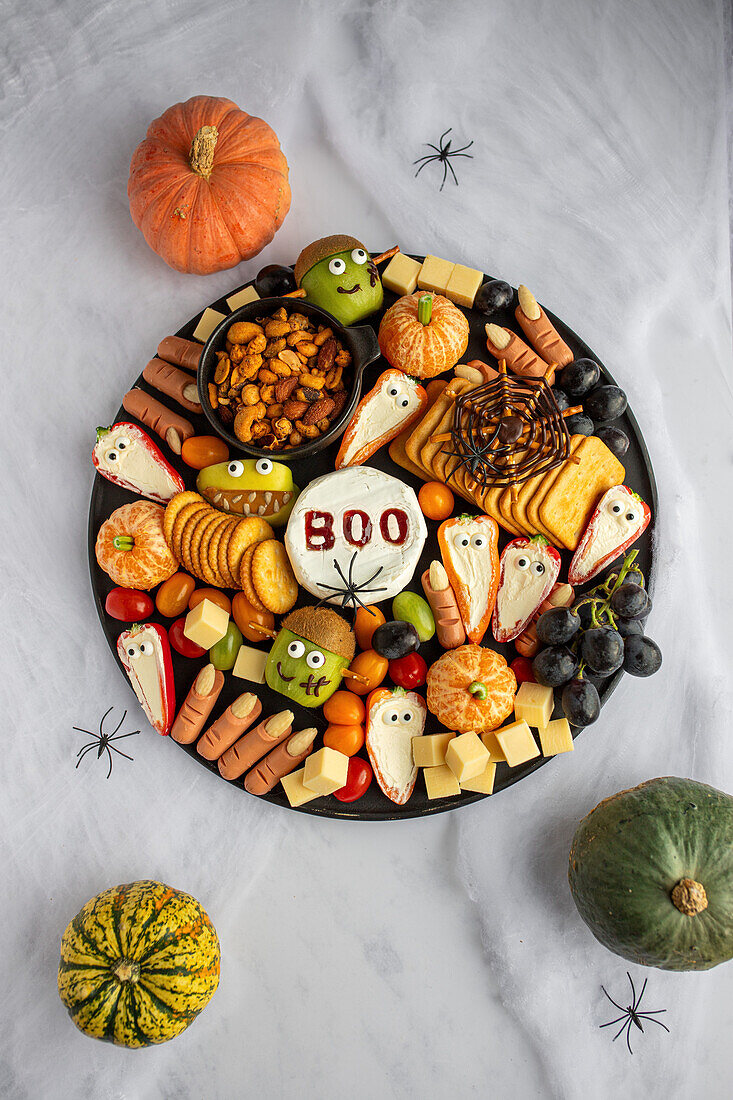 Halloween snack platter
