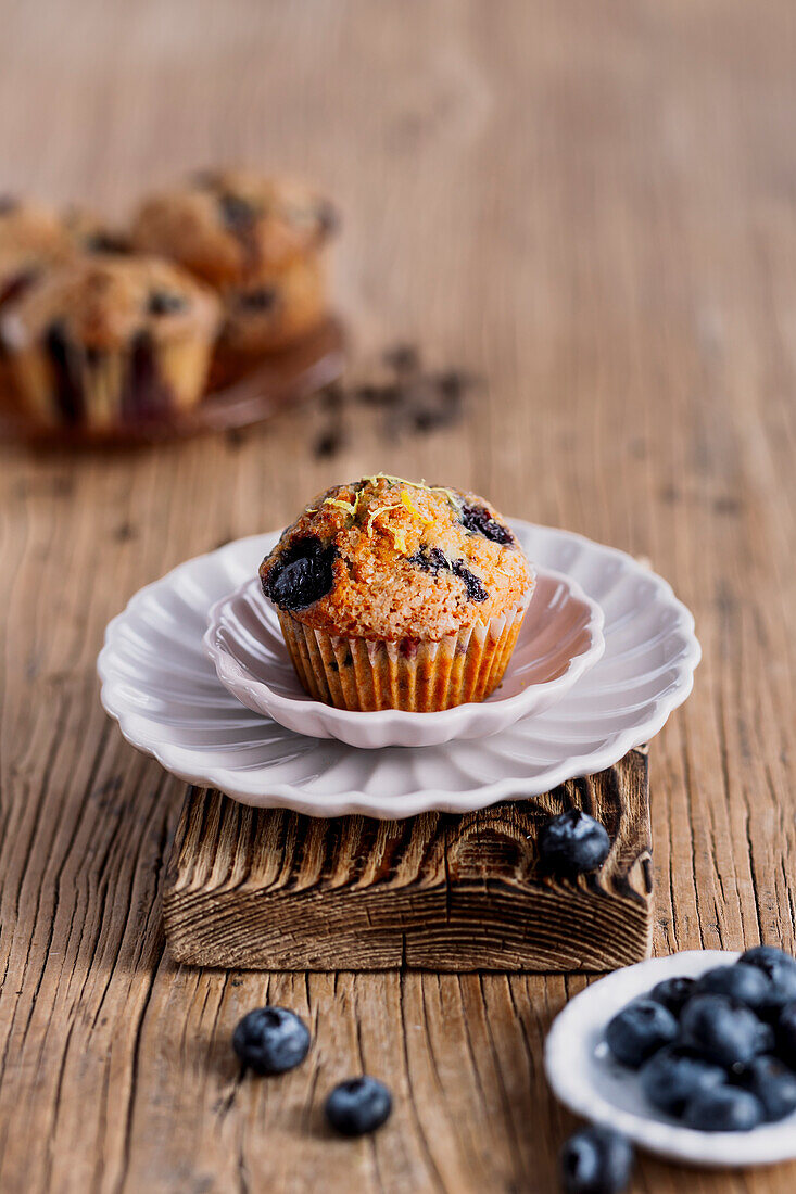 Blueberry muffins