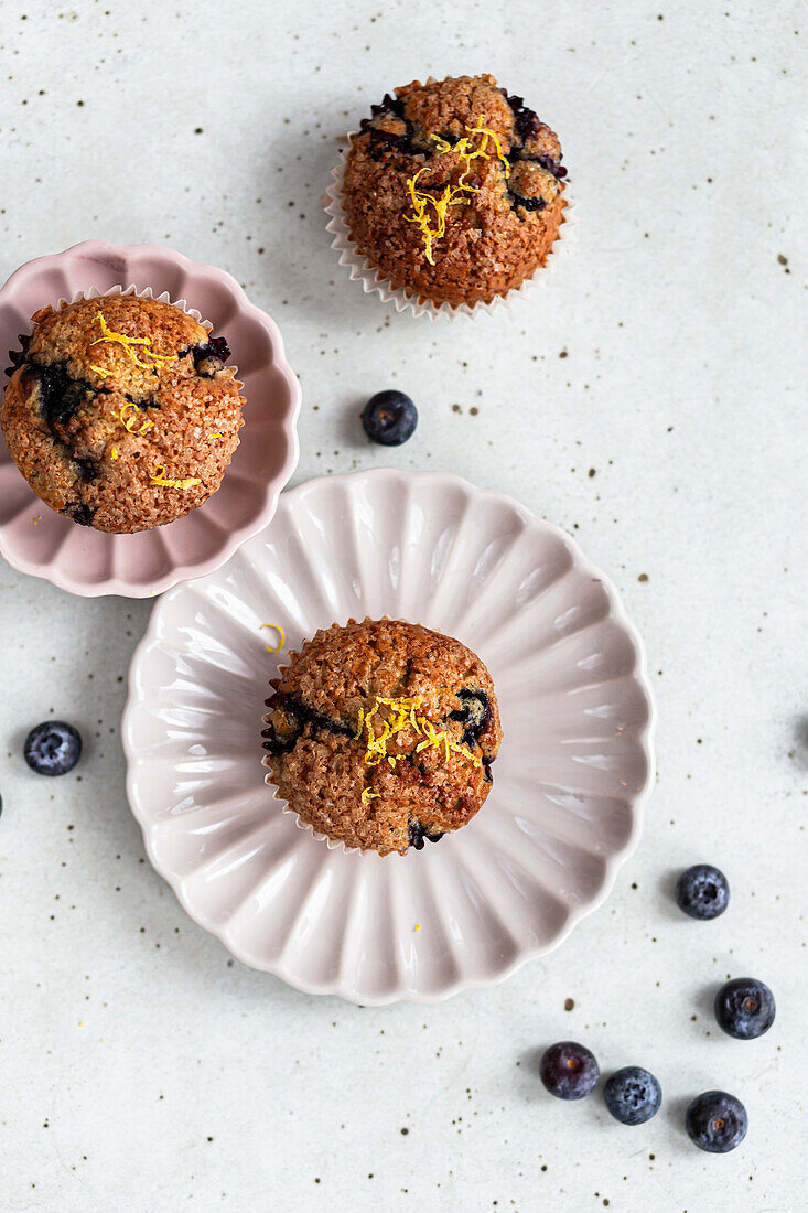 Blueberry muffins