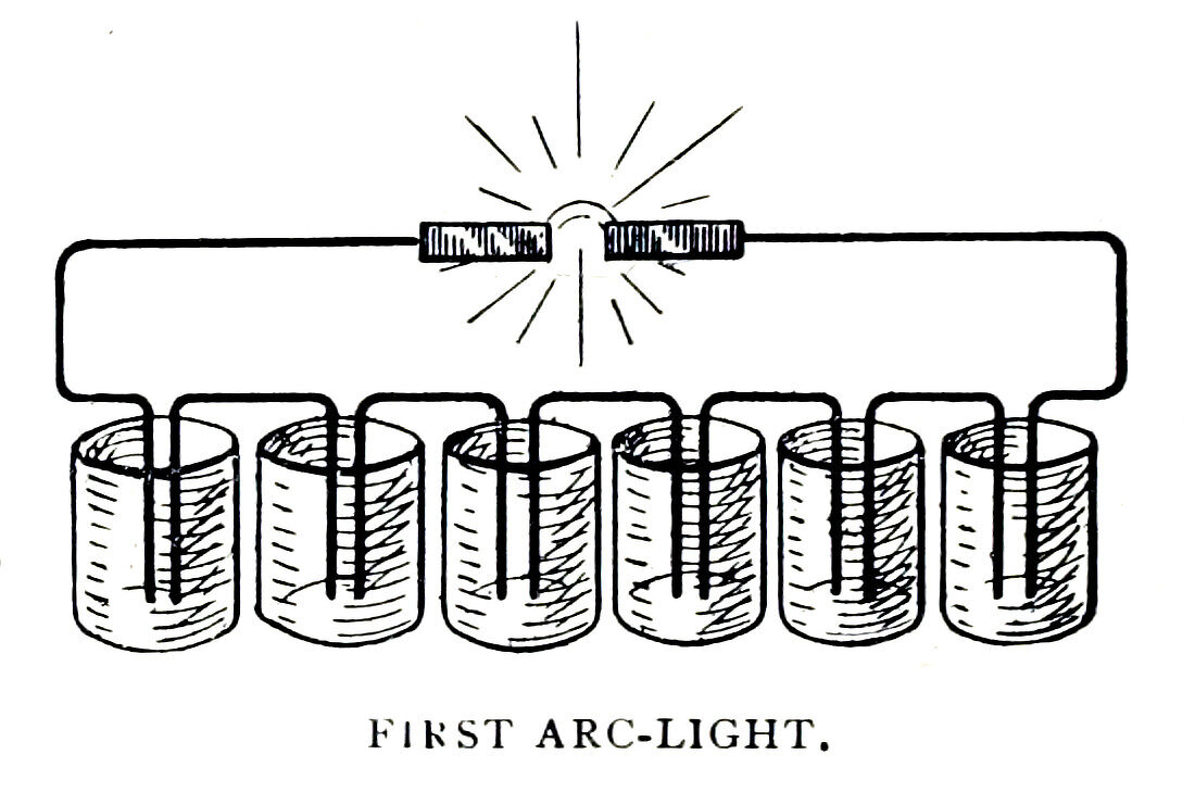 First arc light, illustration