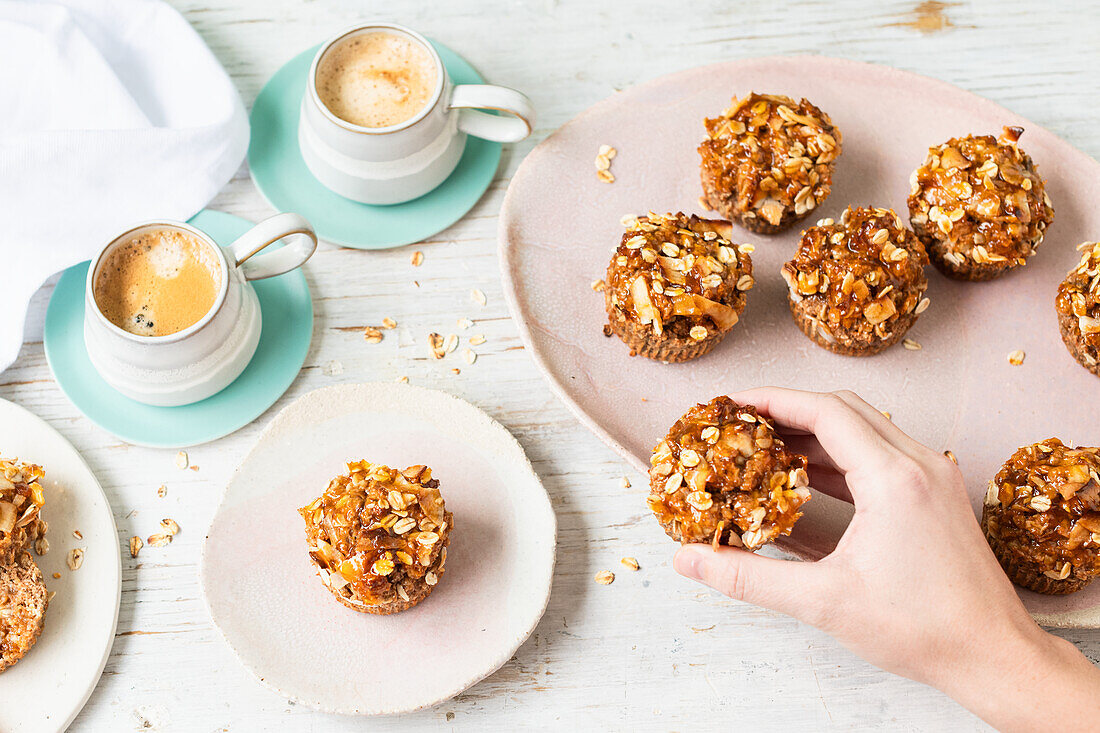 Muesli muffins for breakfast