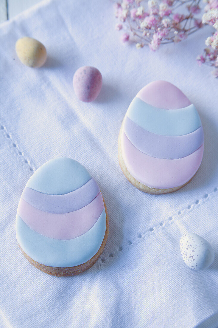 Easter egg biscuits