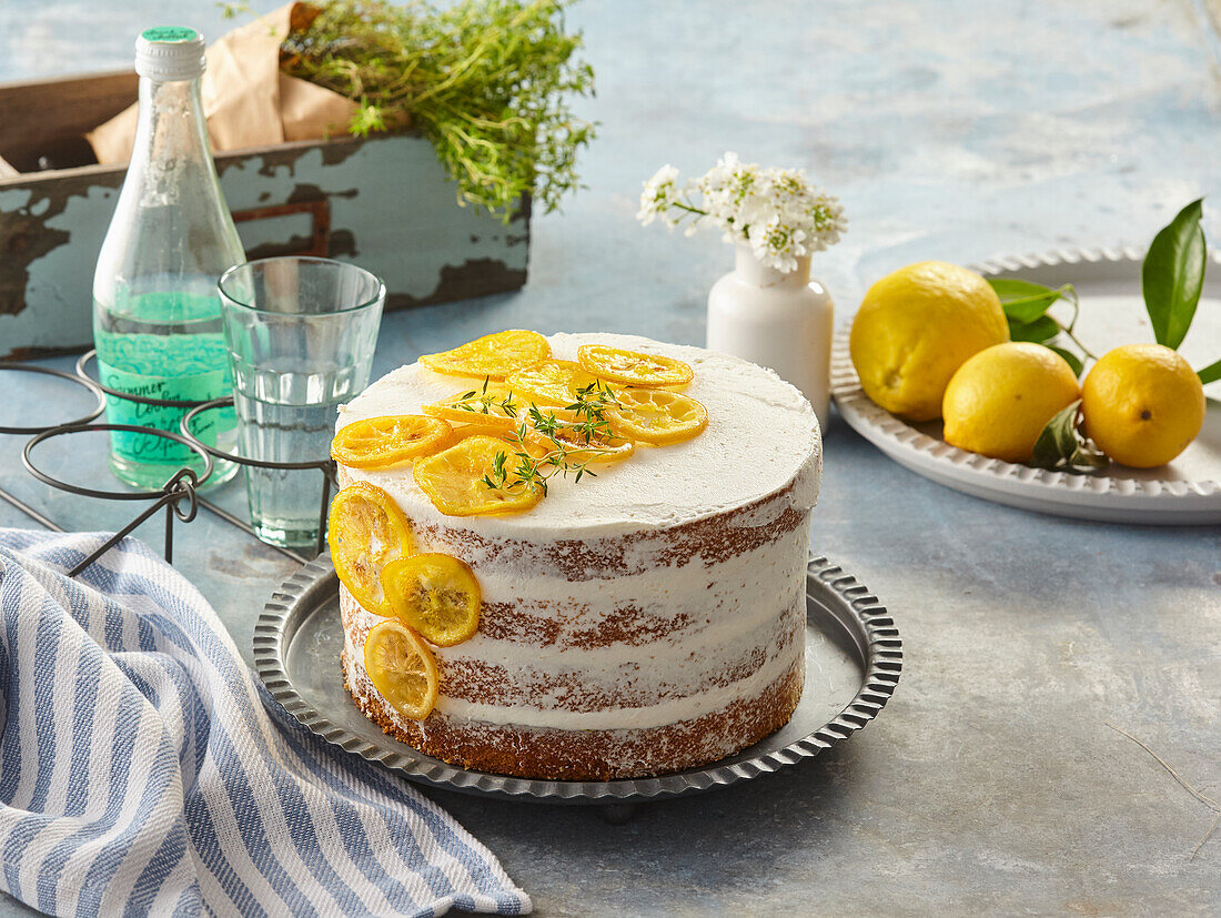 Summery lemon cake