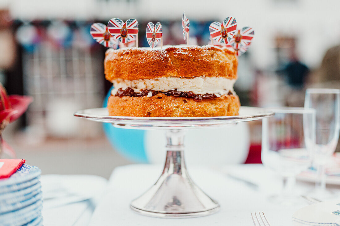 Coronation cake for the coronation of King Charles III of England