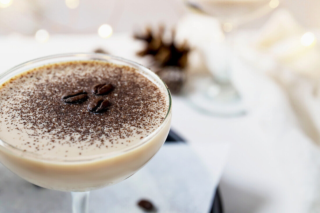 Creamy espresso cocktail