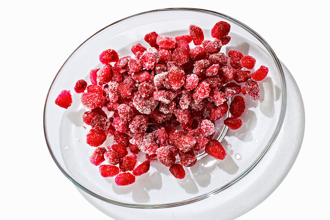 Frozen pomegranate seeds and pomegranate