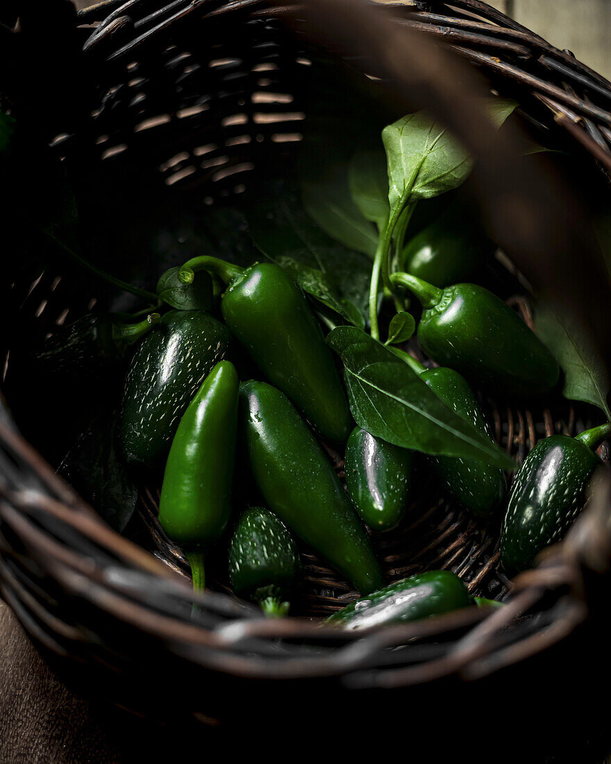 Fresh jalapenos