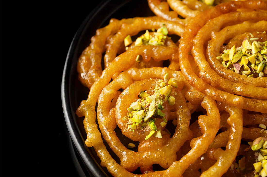 Jalebis - deep-fried Indian pastries