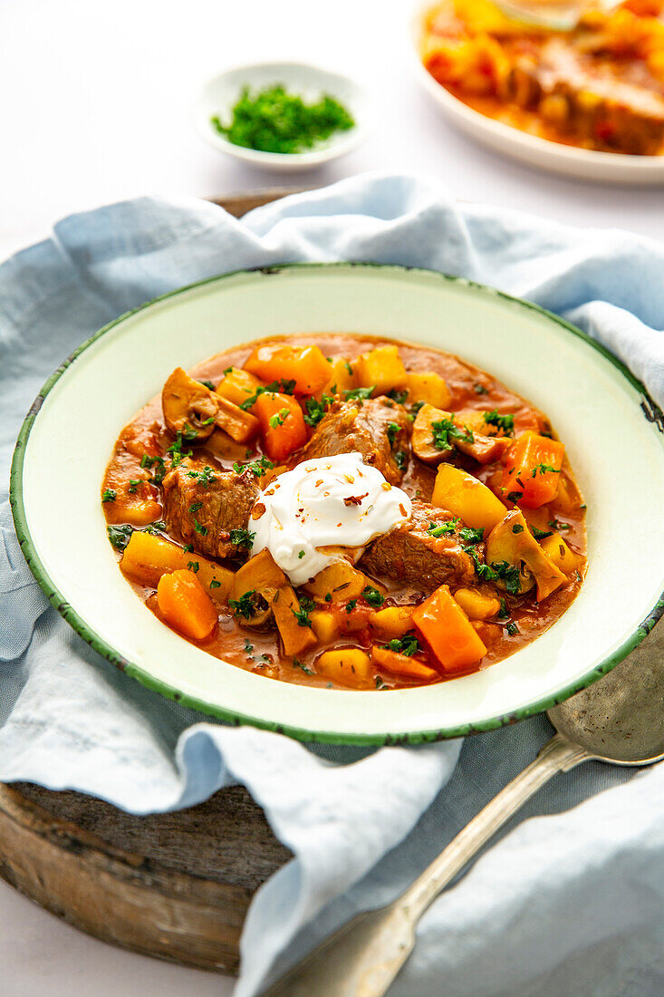 Beef stew with vegetables