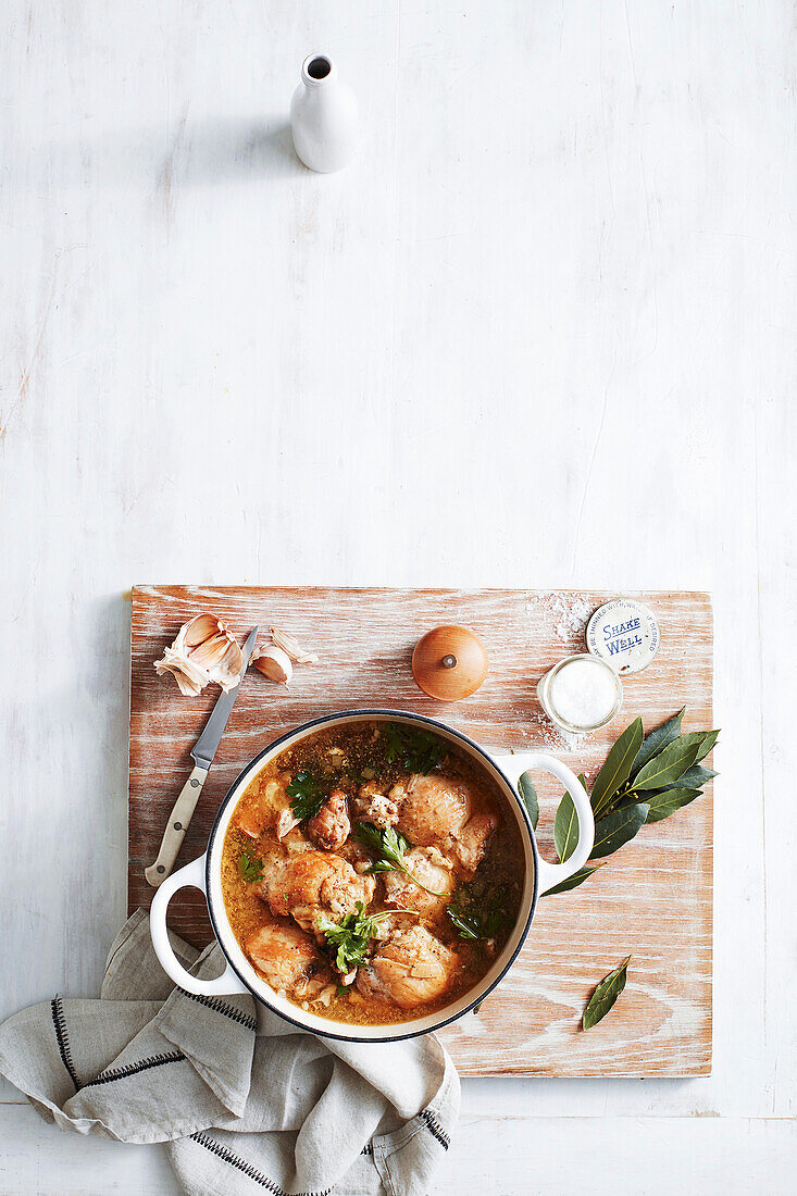 Hühnchen aus dem Slow Cooker