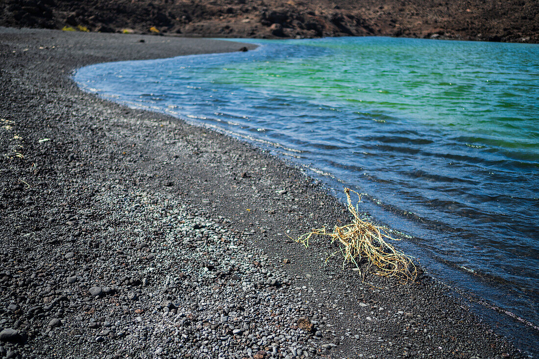Green Lake Jr. in Lanzarote, Canary Islands, Spain