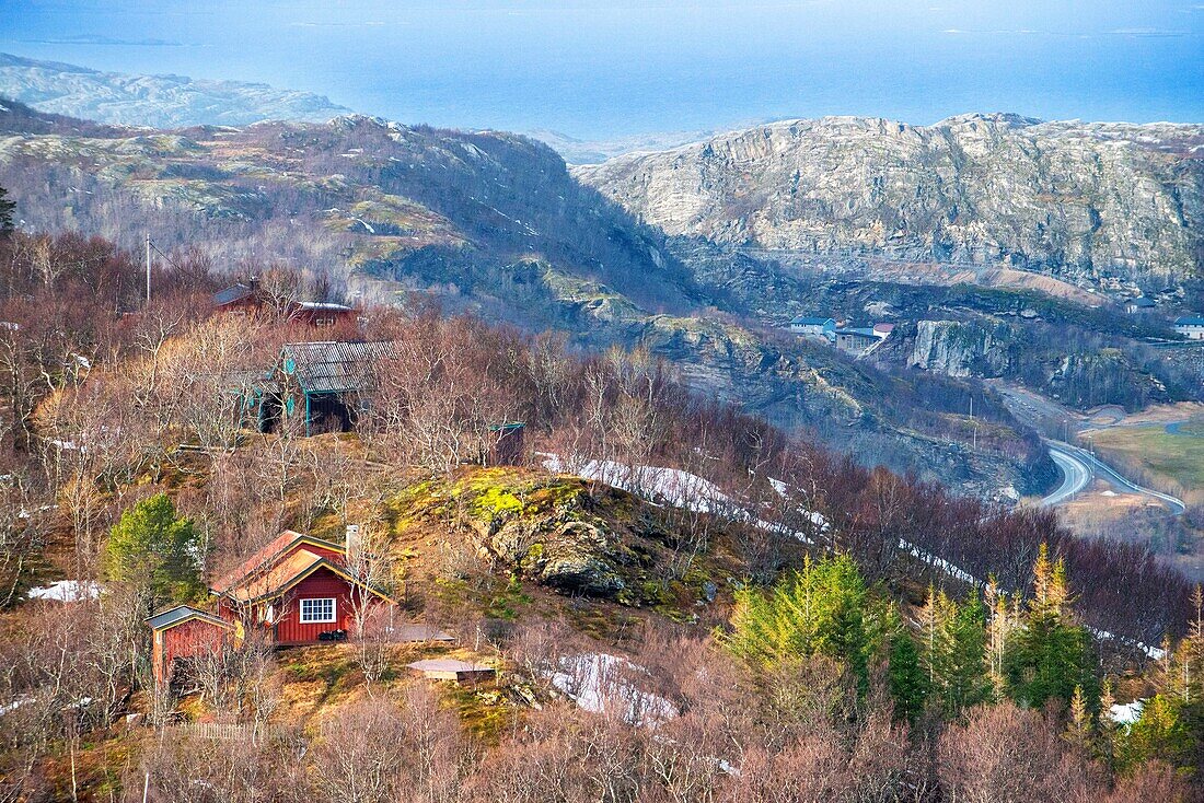 Wanderung zum Keiservarden in Bodø, Nordland Norwegen