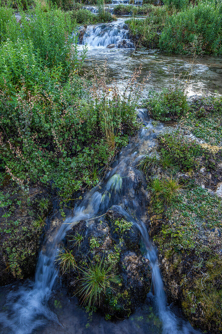 Cascade Springs auf dem Berg Timpanogos im Uinta National Forest in Utah