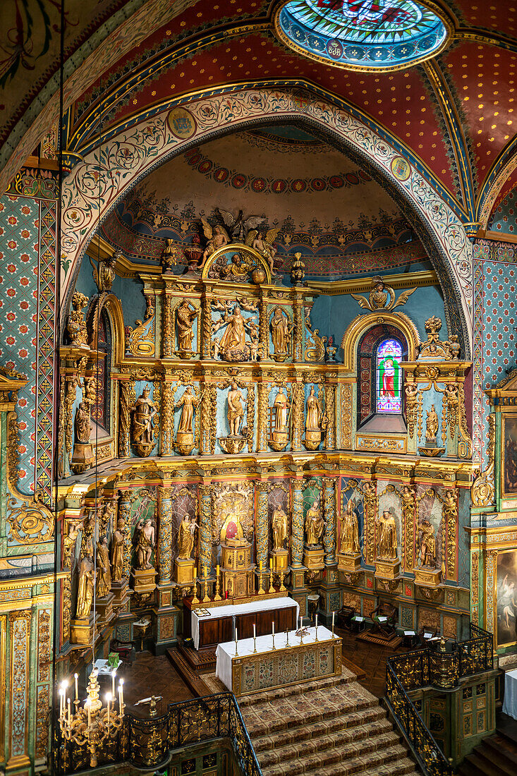 Kirche Saint Jean de Luz, Saint-Jean-de-Luz, Pyrenäen Atlantiques, Baskenland, Frankreich