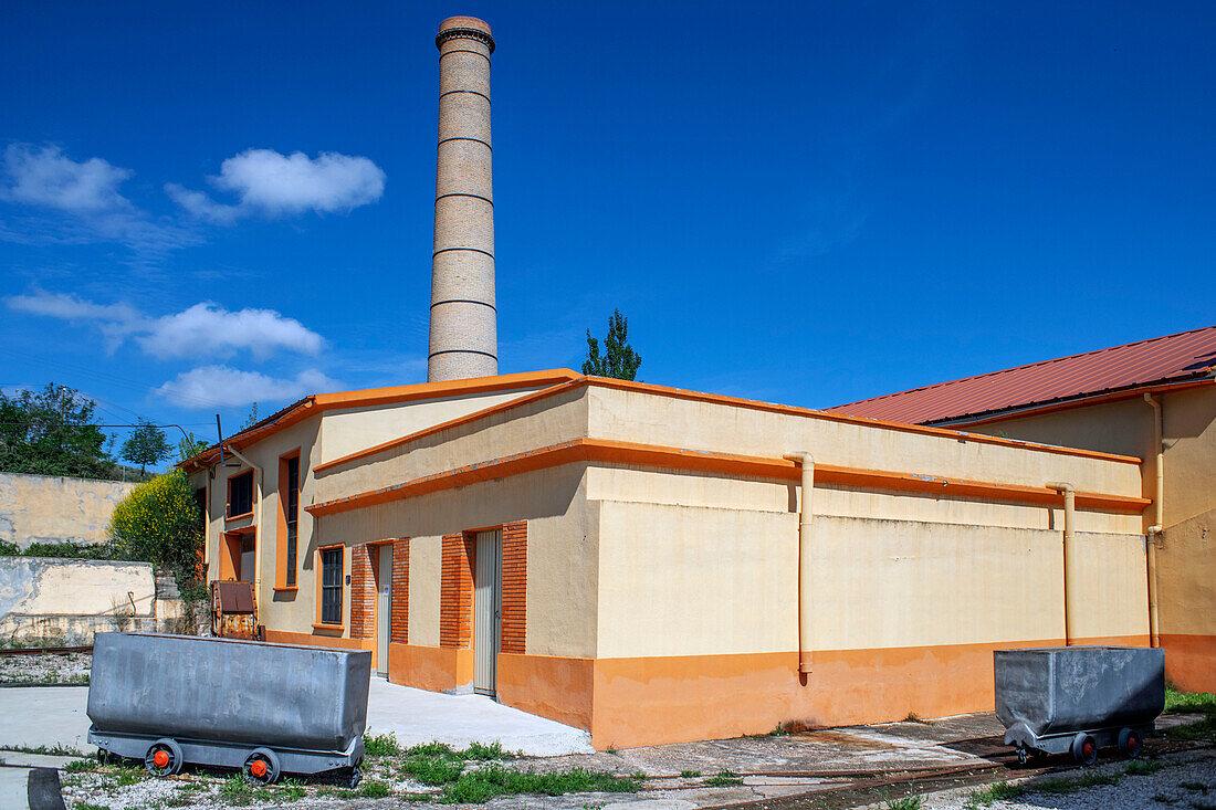 Utrillas Mining museum and Railway Theme Park, Utrillas, Cuencas Mineras, Teruel, Aragon, Spain.