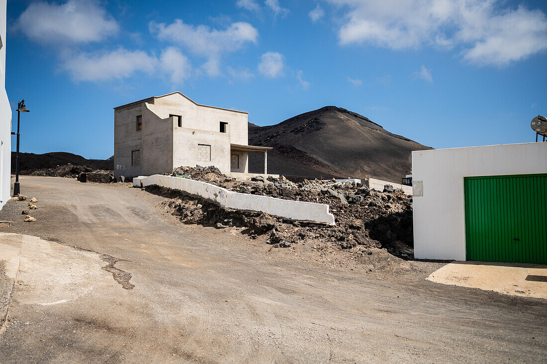 El Golfo, ein kleines Fischerdorf an der Südwestküste der Insel Lanzarote, Kanarische Inseln, Spanien